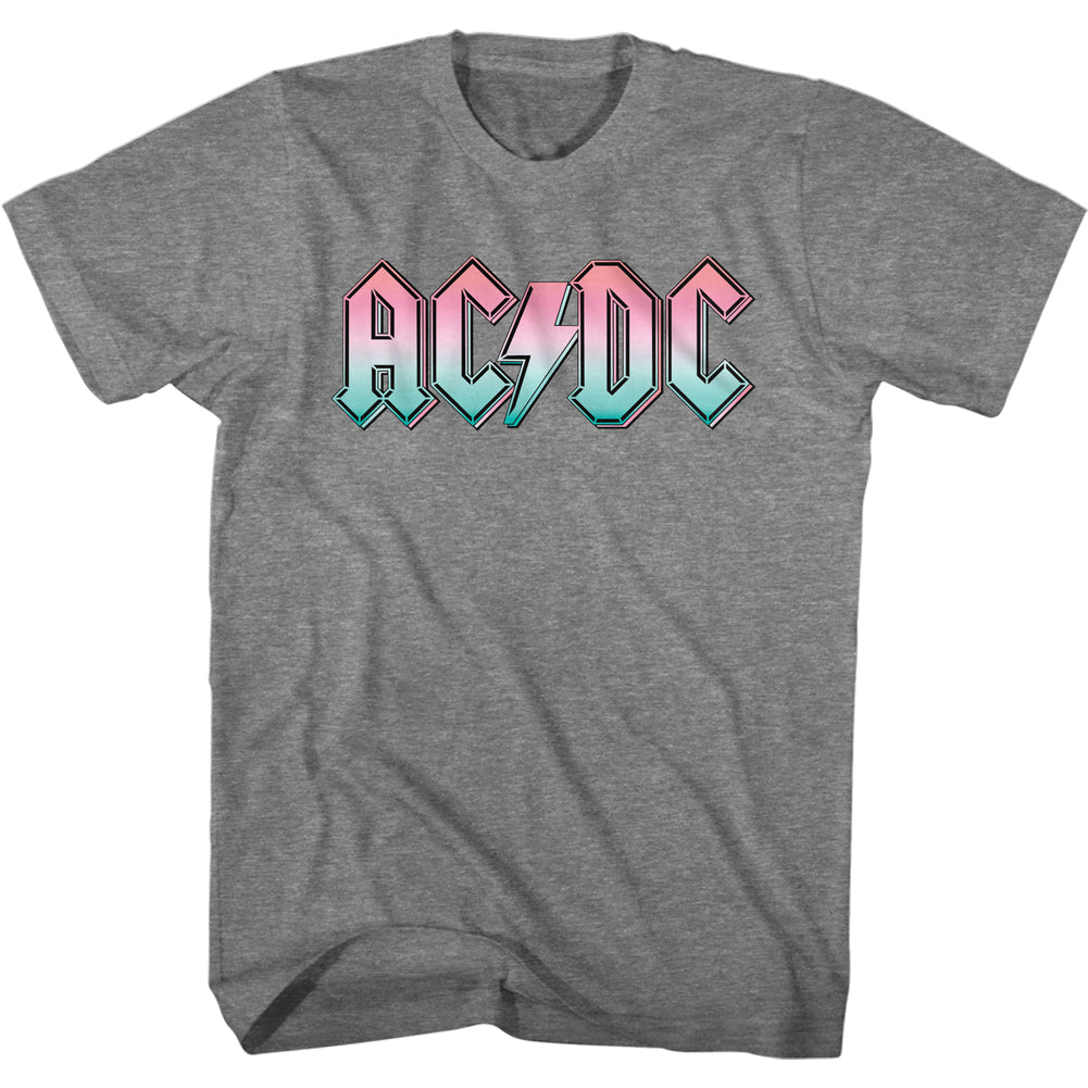 AC/DC Pastel Gradient Logo Men's T-Shirt