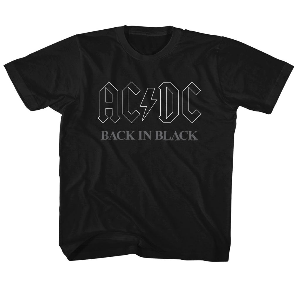 AC/DC Backinblack3 Toddler T-Shirt