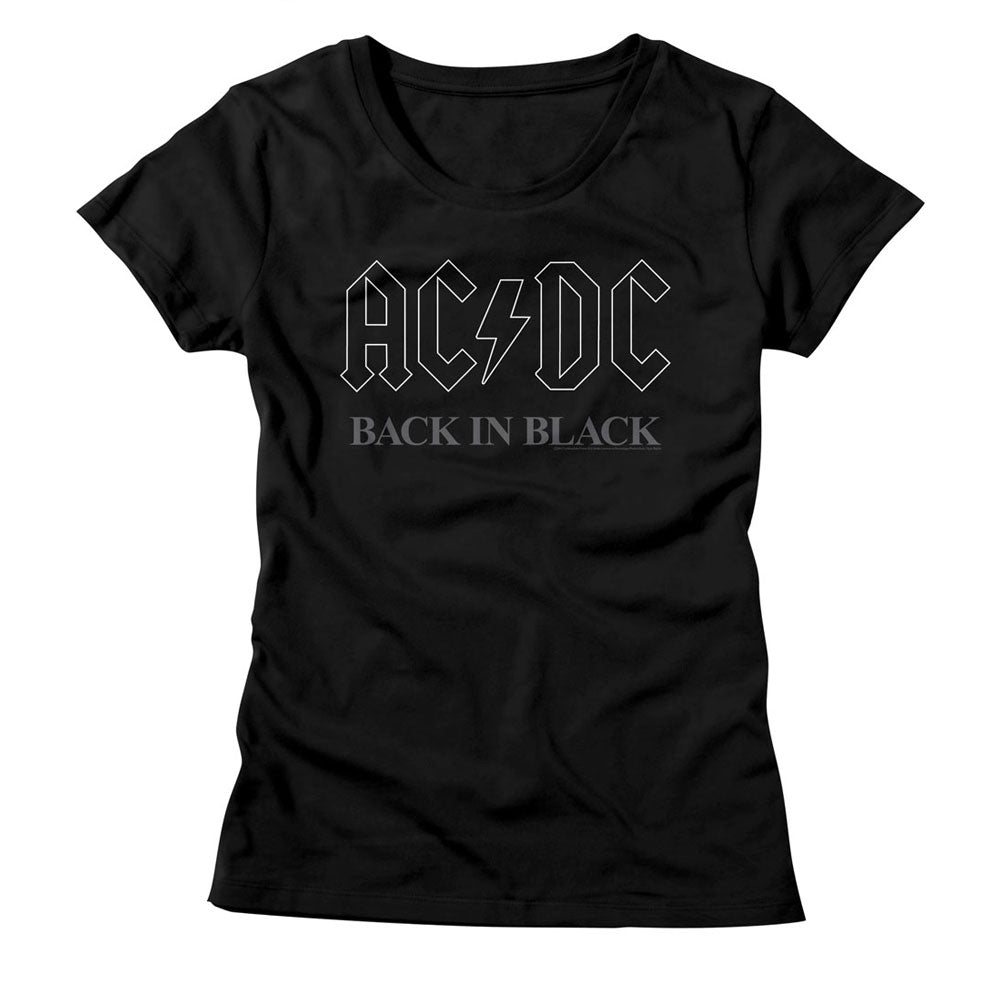 AC/DC Backinblack3 Ladies T-Shirt