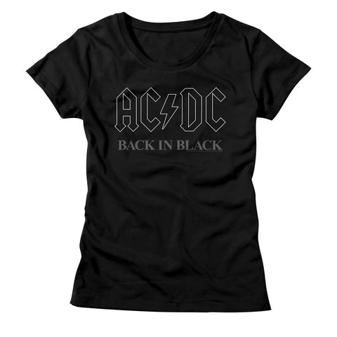 AC/DC Backinblack3 Ladies T-Shirt