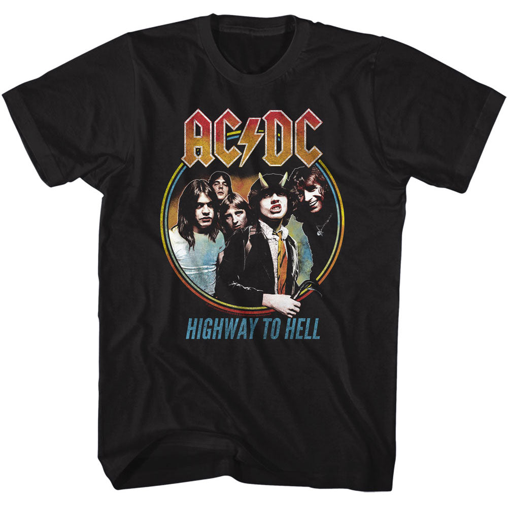 AC/DC Highway To Hell Tricolor Adult T-Shirt