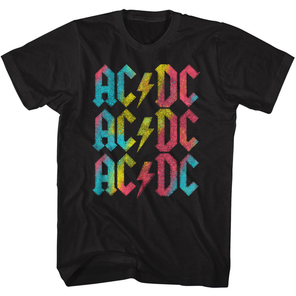 AC/DC Rainbow Repeat Adult T-Shirt