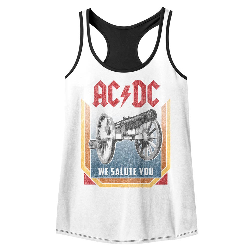 AC/DC Salute You Ladies Color Block Racerback