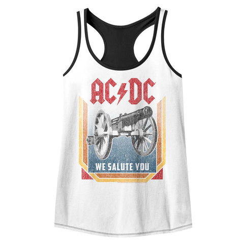 AC/DC Salute You Ladies Color Block Racerback