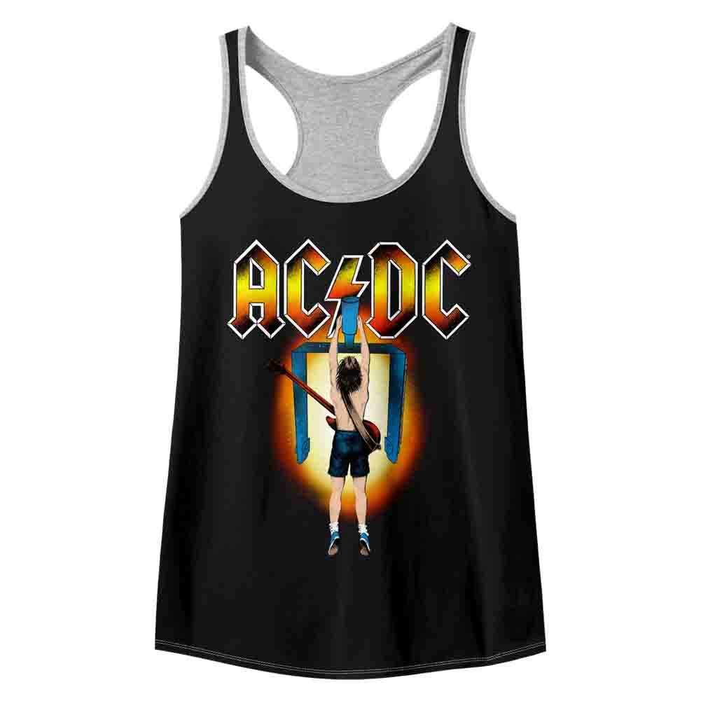AC/DC Flick Of The Switch Ladies Color Block Racerback
