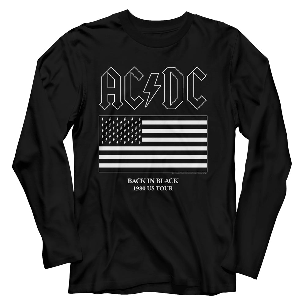 AC/DC Us Tour Flag Adult T-Shirt