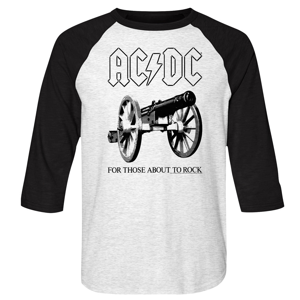 AC/DC About To Rock Adult Raglan