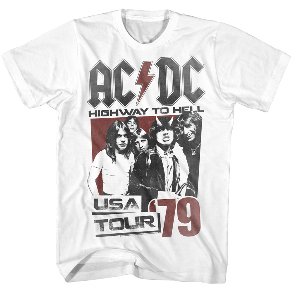 AC/DC Helltour79 Adult T-Shirt