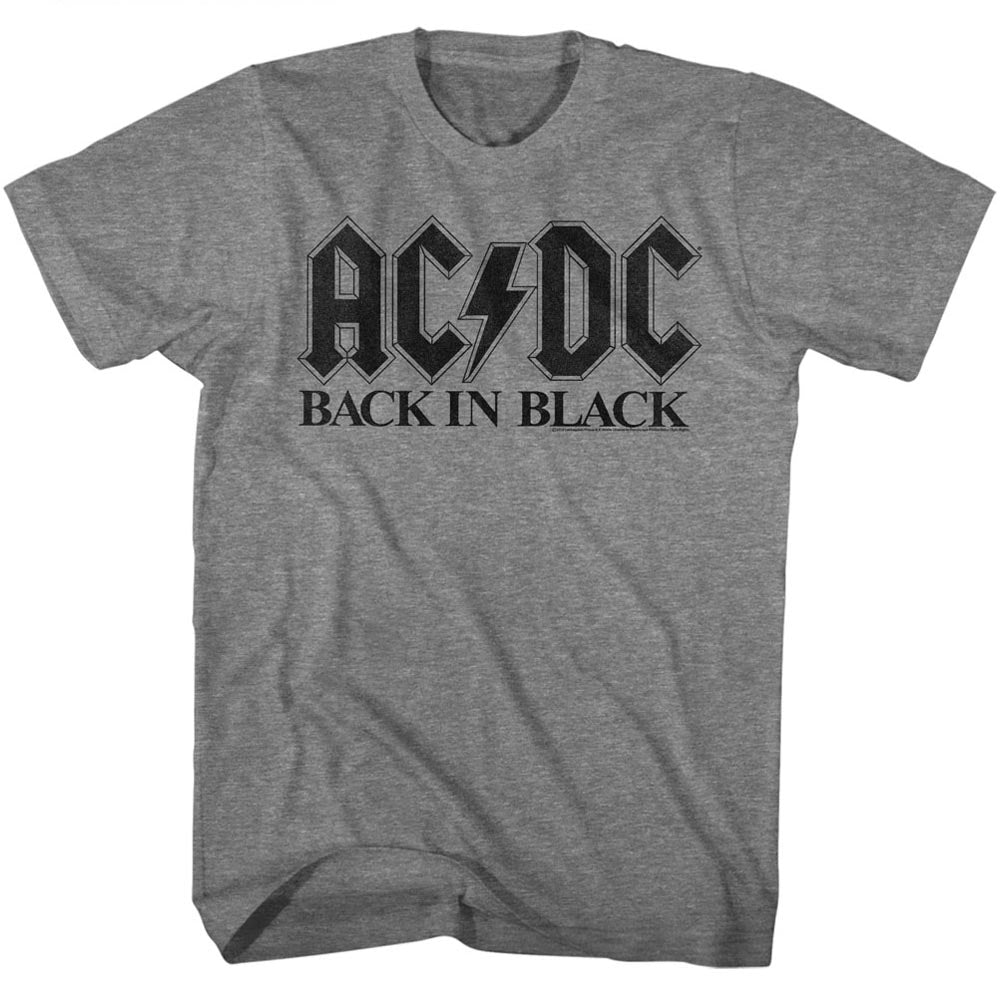 AC/DC Bib In Black Adult T-Shirt