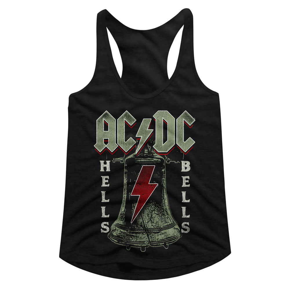 AC/DC Hells Bells Ladies Racerback