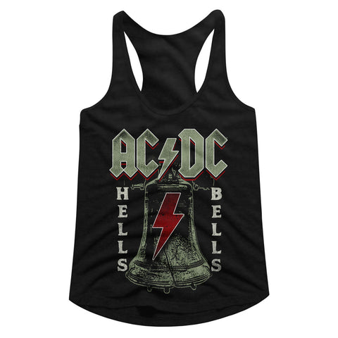 AC/DC Hells Bells Ladies Racerback