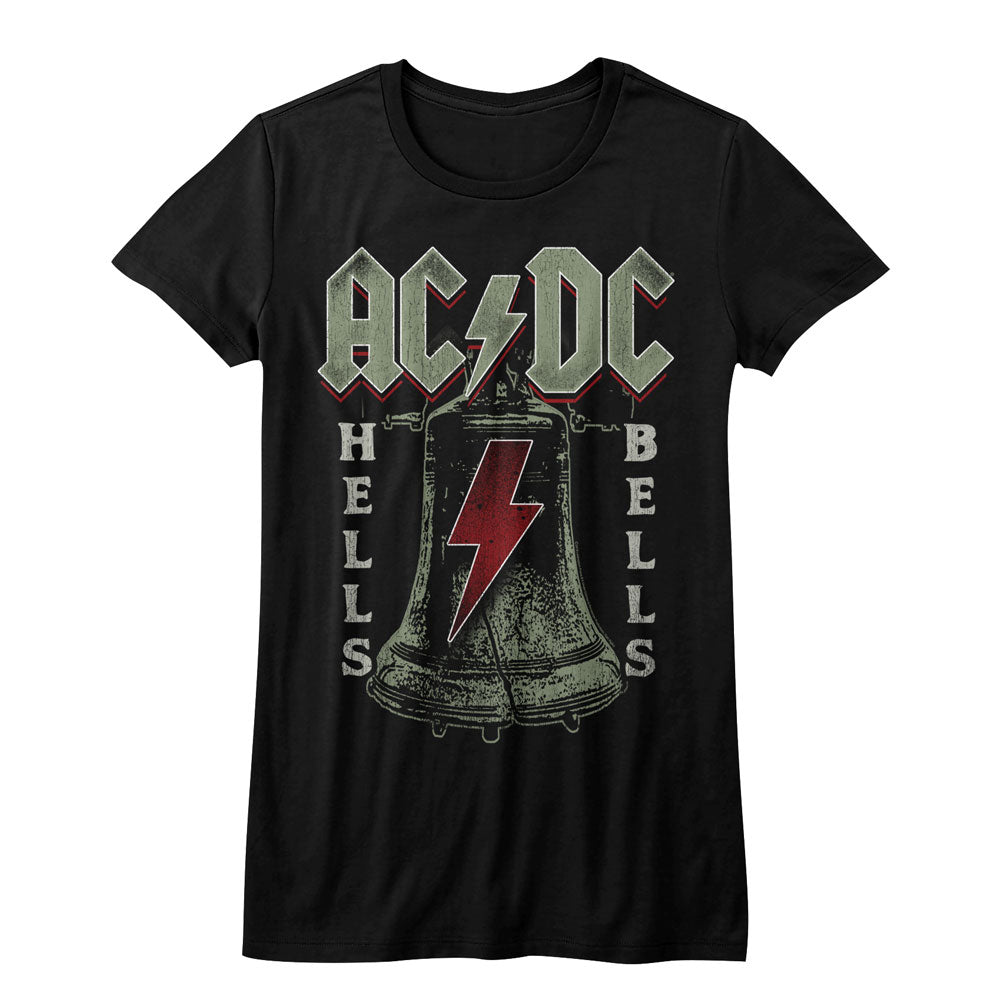 AC/DC Hells Bells Womens T-Shirt - Kiditude