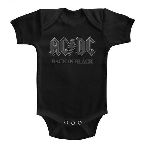 AC/DC Back In Black Infant Bodysuit