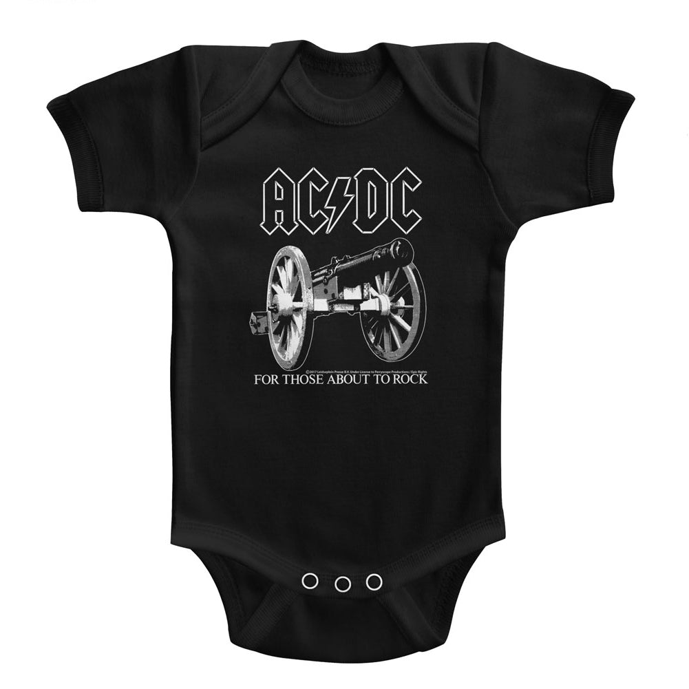 AC/DC About To Rock Baby Bodysuit Kiditude