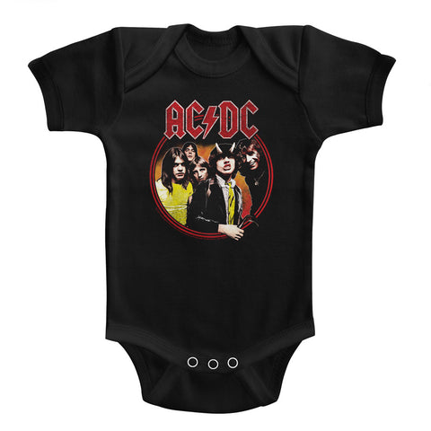 AC/DC Highway To Hell Circle Infant Bodysuit