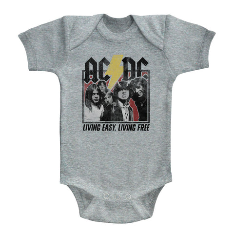 AC/DC Hwy2Hell Lyrics Infant Bodysuit