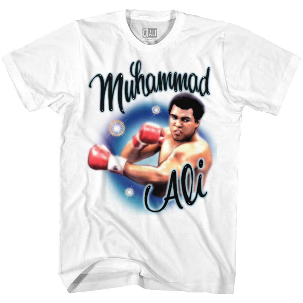 Muhammad Ali Airbrush Punch Men'S T-Shirt