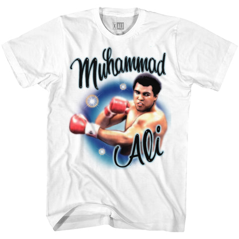 Muhammad Ali Airbrush Punch Men'S T-Shirt