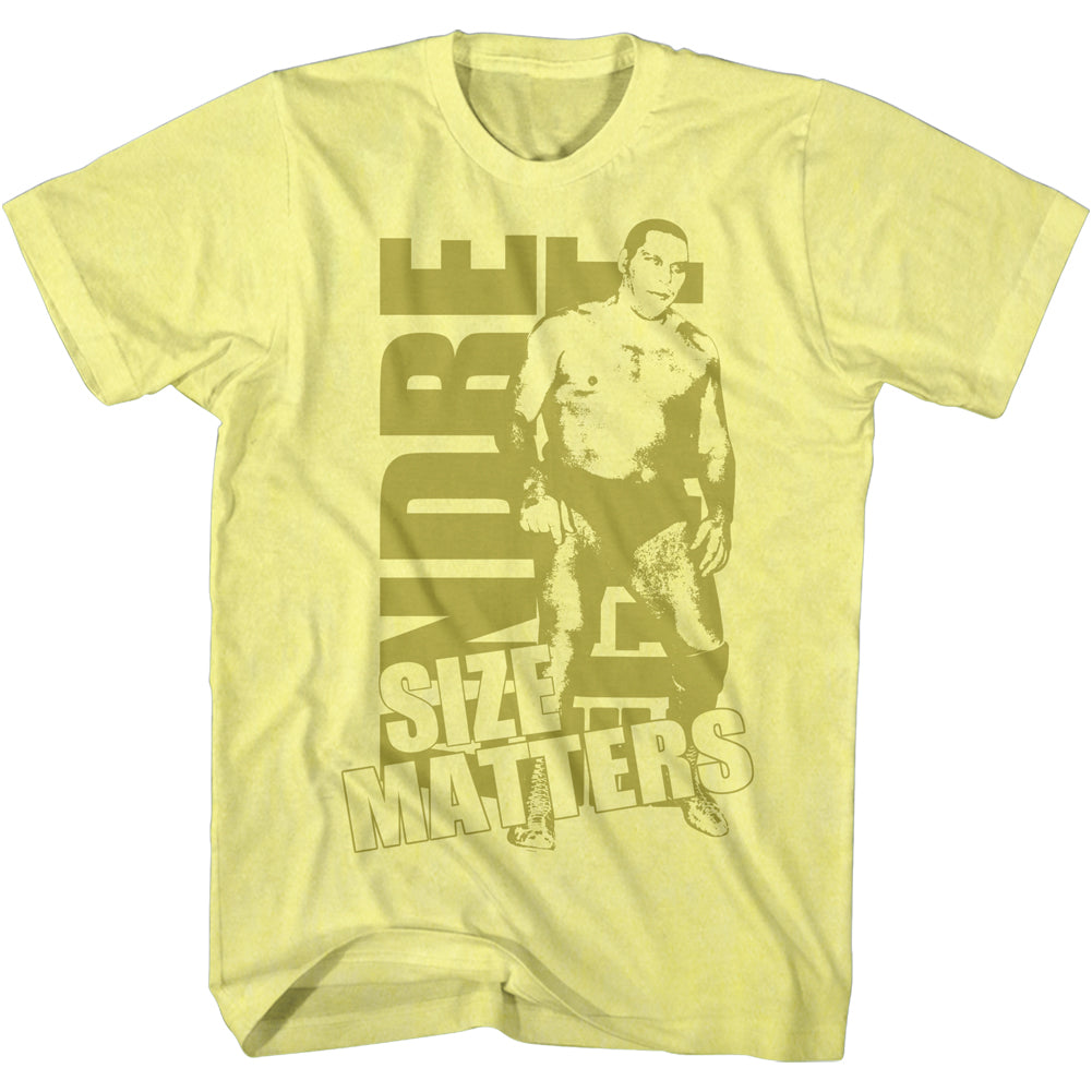 Andre The Giant Size Gold Men'S T-Shirt