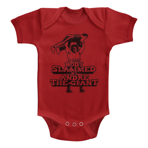 Andre The Giant Bodyslam Infant Bodysuit