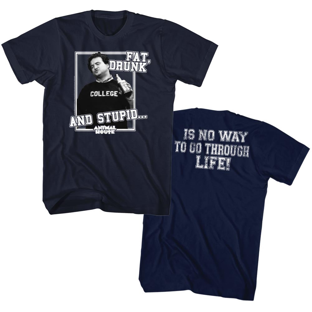 Animal House Drunk And Stupid Men's T-Shirt