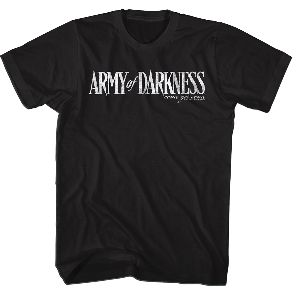 Army Of Darkness Darkness White Logo Men's T-Shirt