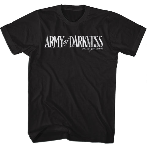 Army Of Darkness Darkness White Logo Men's T-Shirt