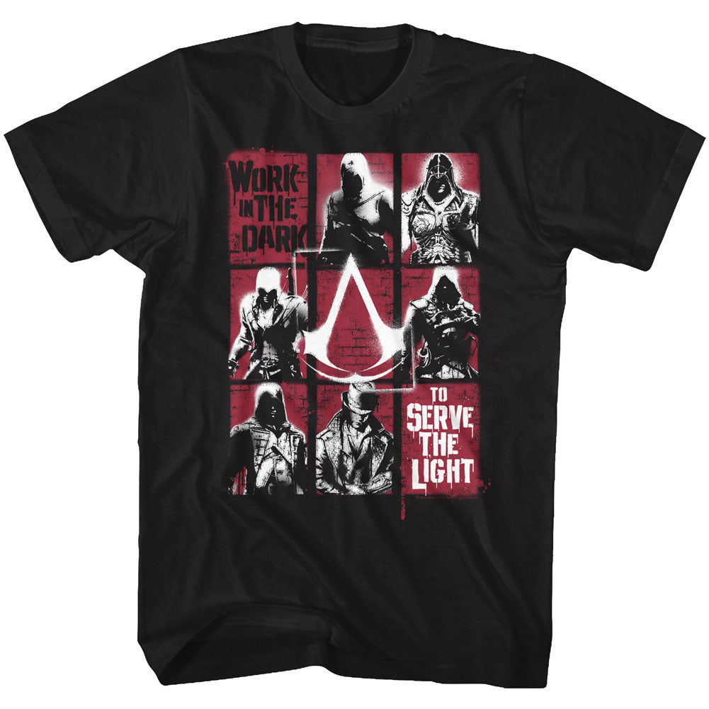 Assassins Creed Work In The Dark Men's T-Shirt