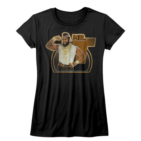 Mr. T Mr. T Gun Ladies T-Shirt