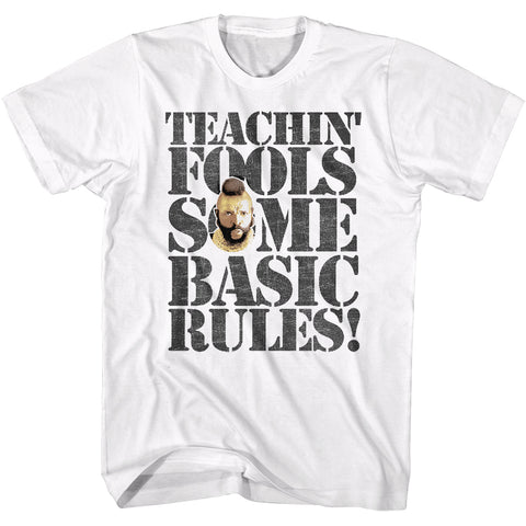 Mr. T Rules For Fools Men'S T-Shirt