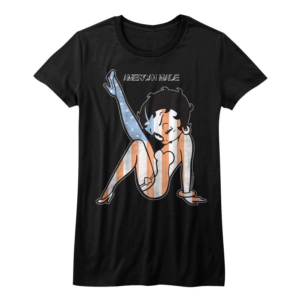 Betty Boop American Made Ladies T-Shirt