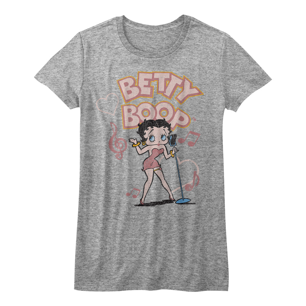 Betty Boop Chillin In Da Club Juniors T-Shirt