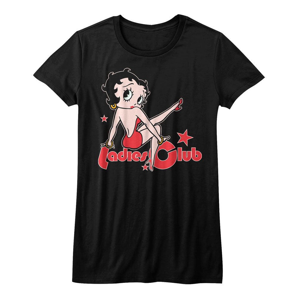 Betty Boop Four On The Floor Ladies T-Shirt