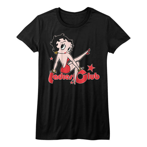 Betty Boop Four On The Floor Ladies T-Shirt