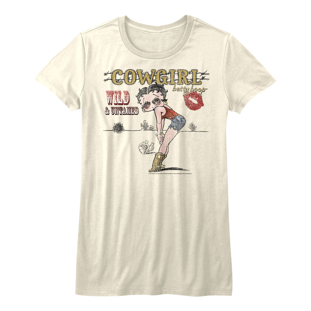 Betty Boop Ghetto Cowgirl Ladies T-Shirt
