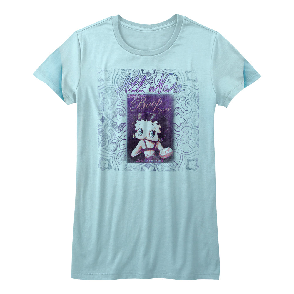 Betty Boop Boop Soap Juniors T-Shirt