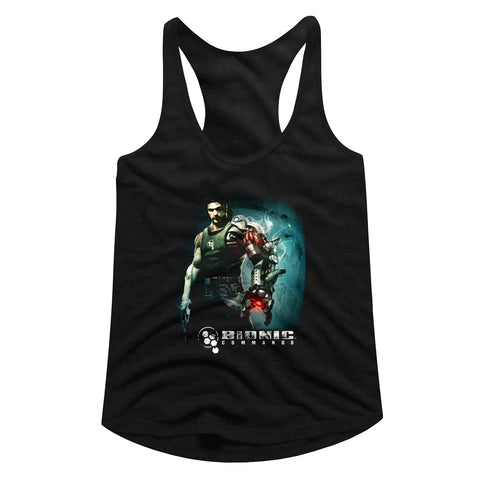 Bionic Commando Steam Arm Women's Racerback