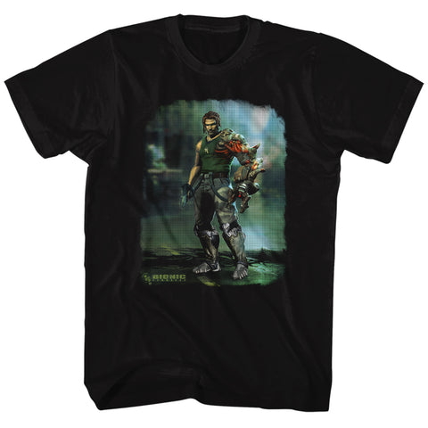 Bionic Commando Damaged Road Men's T-Shirt