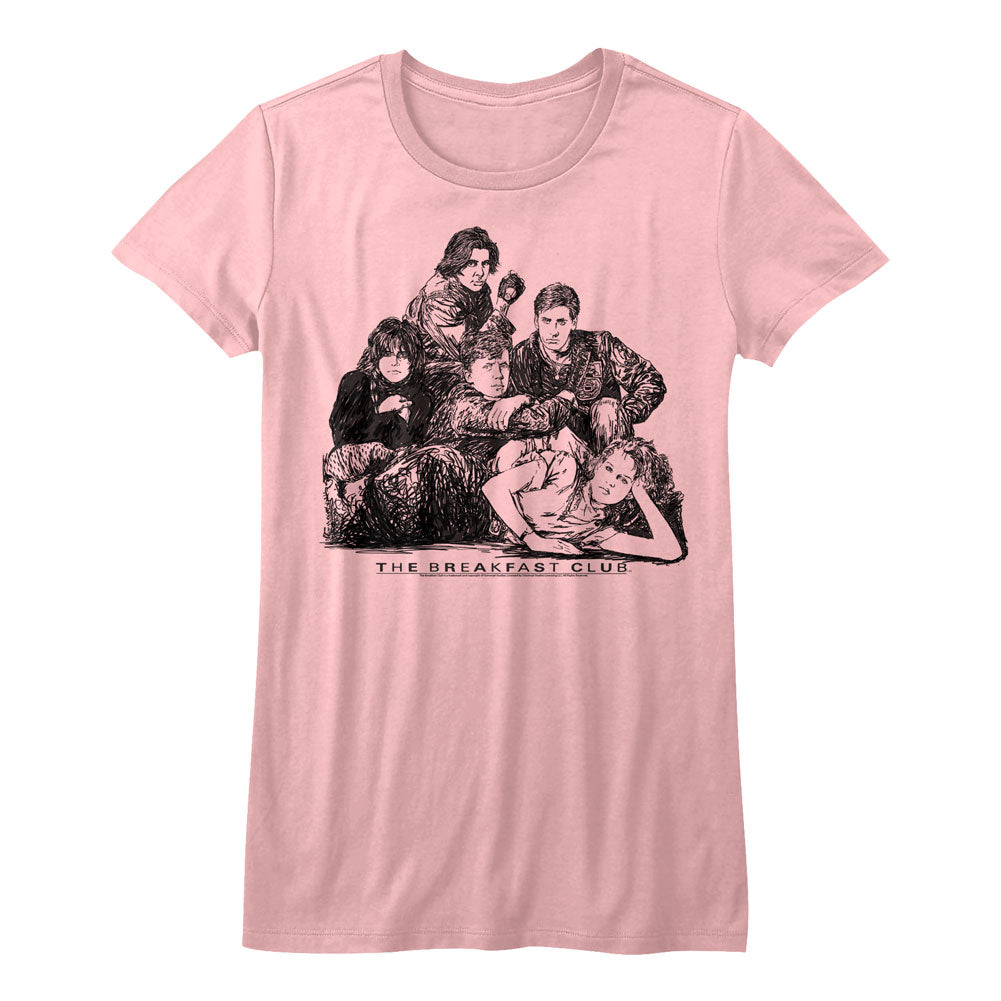 Breakfast Club Group Juniors T-Shirt