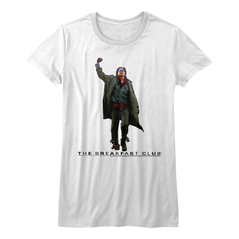 Breakfast Club Fist Pump Cut Out Ladies T-Shirt