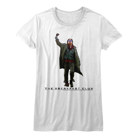 Breakfast Club Fist Pump Cut Out Ladies T-Shirt