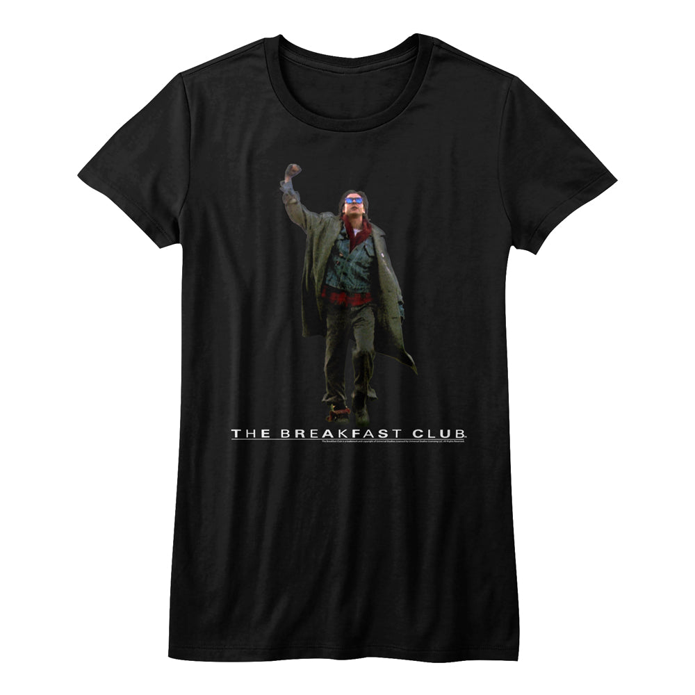 Breakfast Club Fist Pump Cut Out Ladies T-Shirt