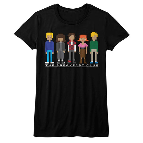 Breakfast Club Pixels Ladies T-Shirt