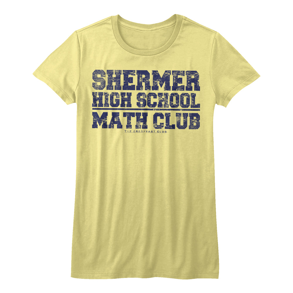 Breakfast Club Math Club Juniors T-Shirt