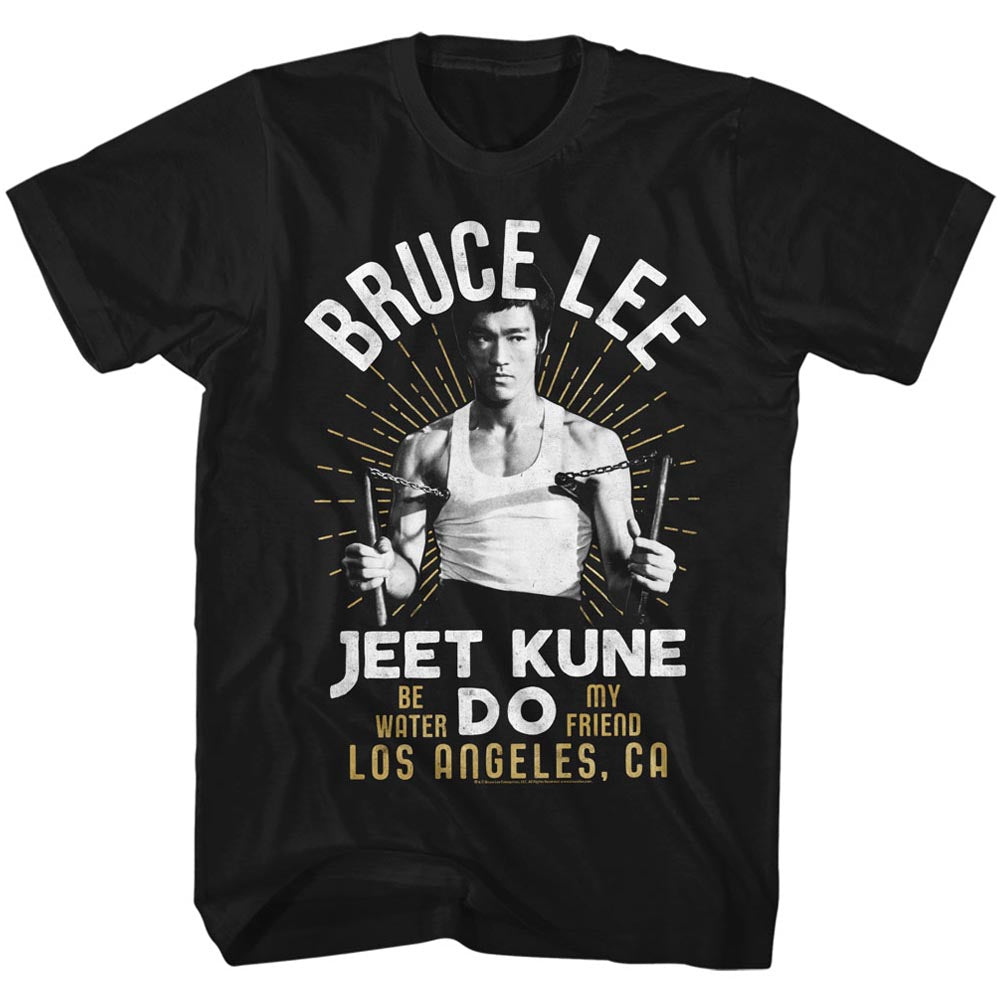 Bruce Lee White Gold Men'S T-Shirt