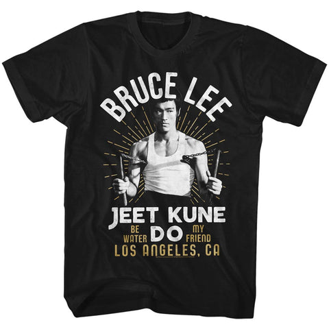 Bruce Lee White Gold Men'S T-Shirt