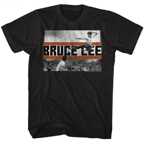 Bruce Lee Fly Kick Men'S T-Shirt