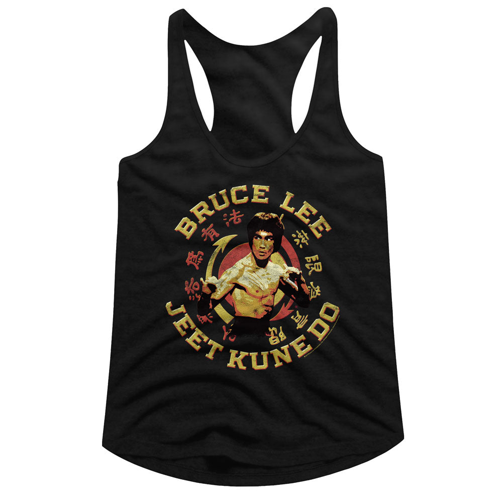 Bruce Lee Jkd Master Ladies Racerback