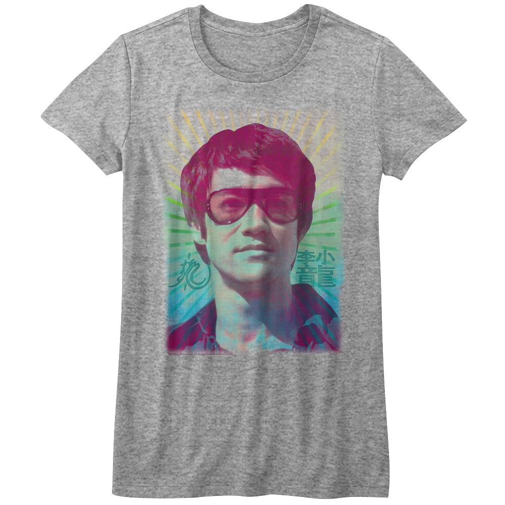 Bruce Lee Rainbow Juniors T-Shirt