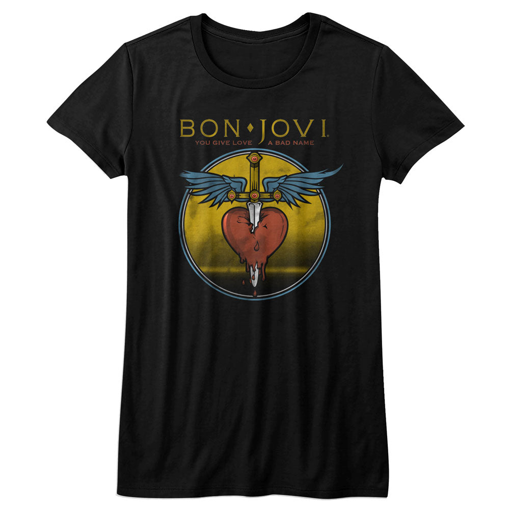 Bon Jovi Bad Name Ladies T-Shirt